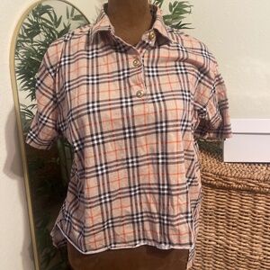 Arias shirt sleeve  high low top size M